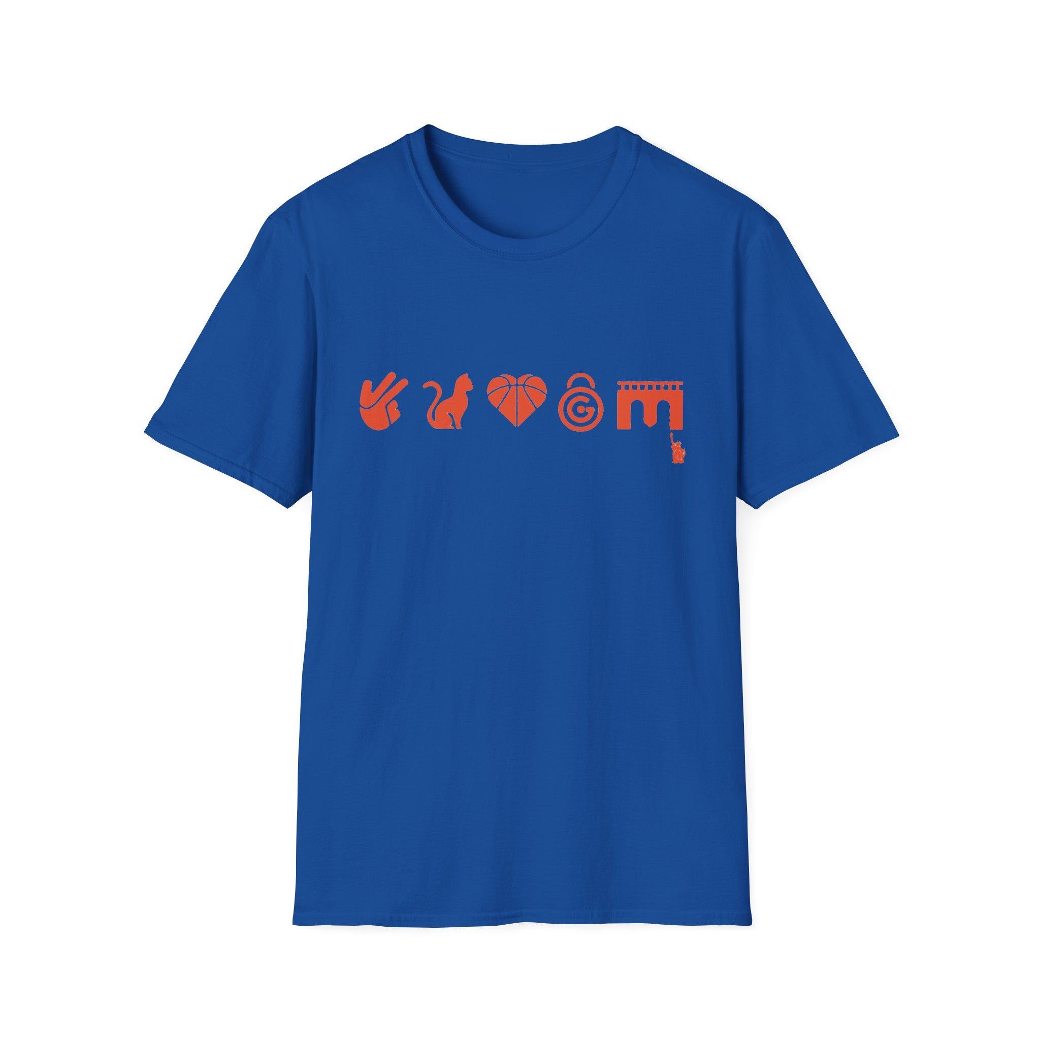Knicks Starting Five Emojis Team Tee Black Blue Gray White York Brunson Og Kat Hart (1)