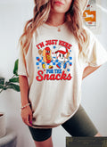 I'M Here Snacks Baseball Season Baseball Baseball Lover Game Day Sports Mom Tee (1)