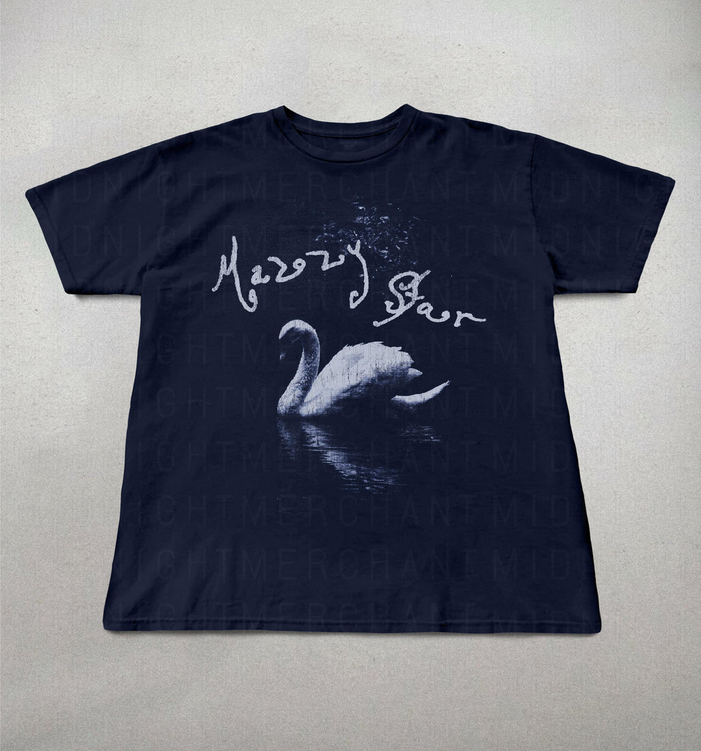 Mazzy Star Swan 90s Band Tees Among Swan Mazzy Star Alt Band Tee Band (1)
