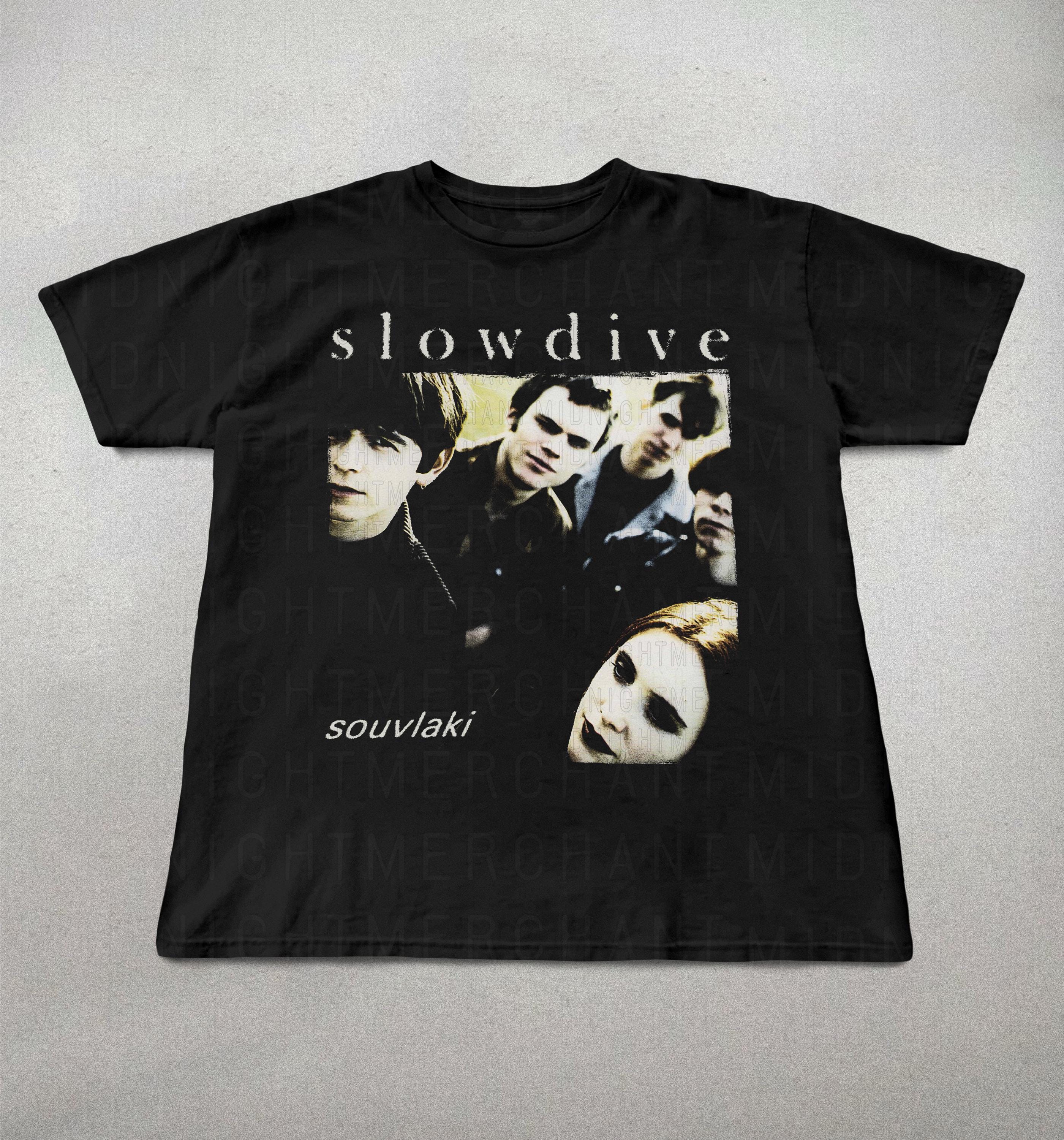 Slowdive Soulvaki 90s Band Tees Alt Rock Band Tee 90s Sheogaze Slowdive Band Tee Retro (1)