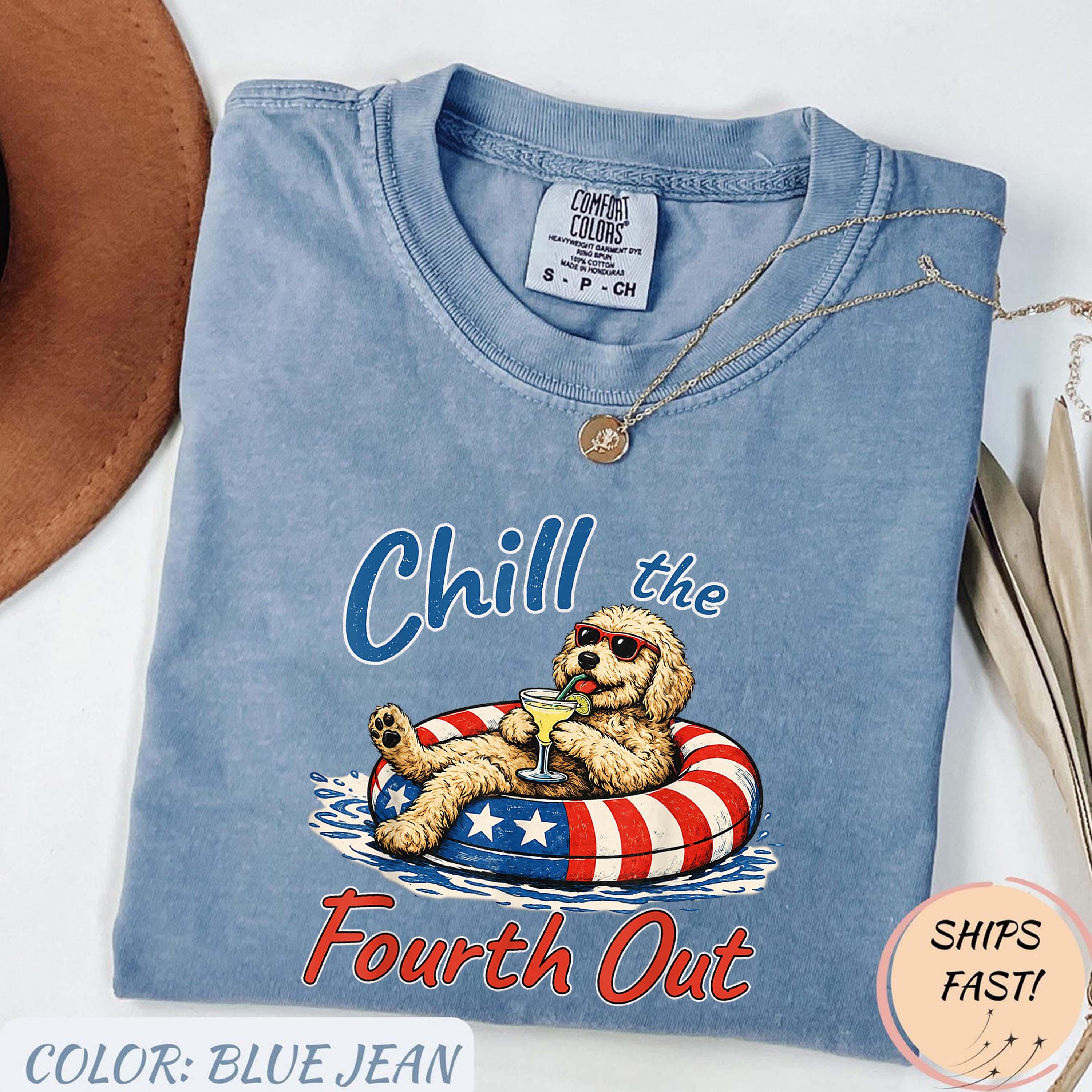 Chill Fourth Goldendoodle Dog Lover Unisex T-shirt, Sweatshirt, Hoodie (1)