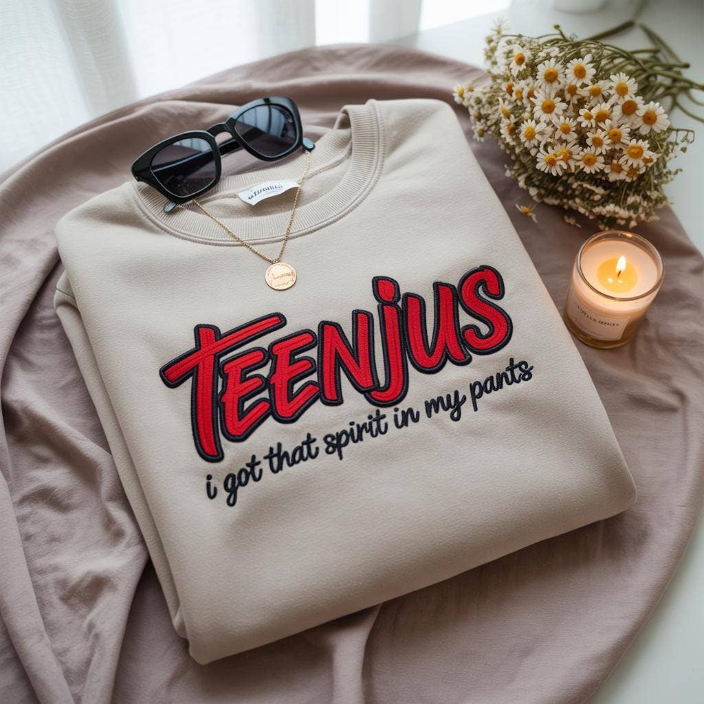 Embroidered Uncle Billy's Musical Quote Sweatshirt
