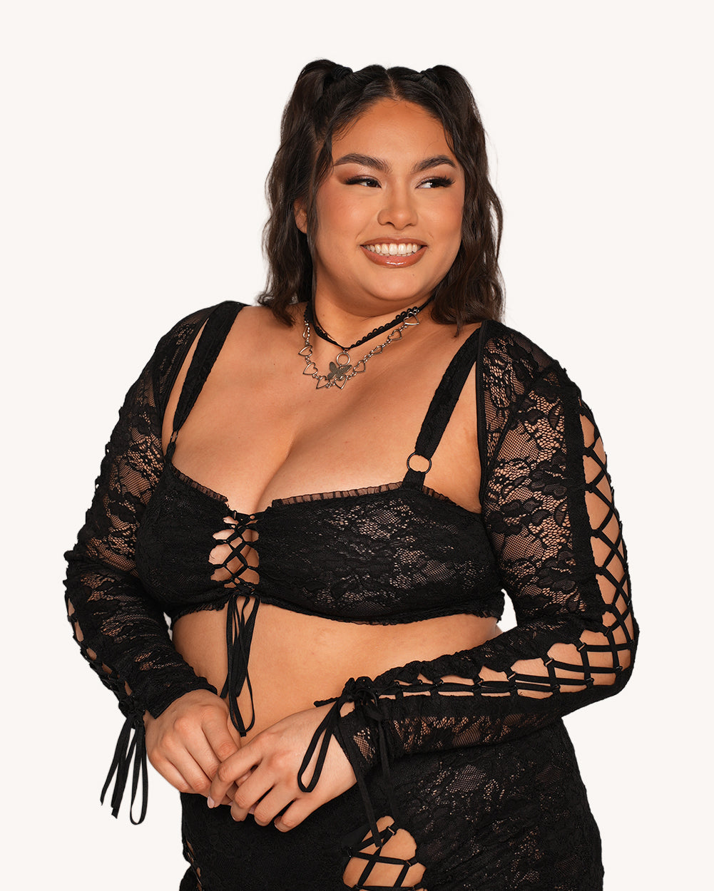Lace Me Up Top Set