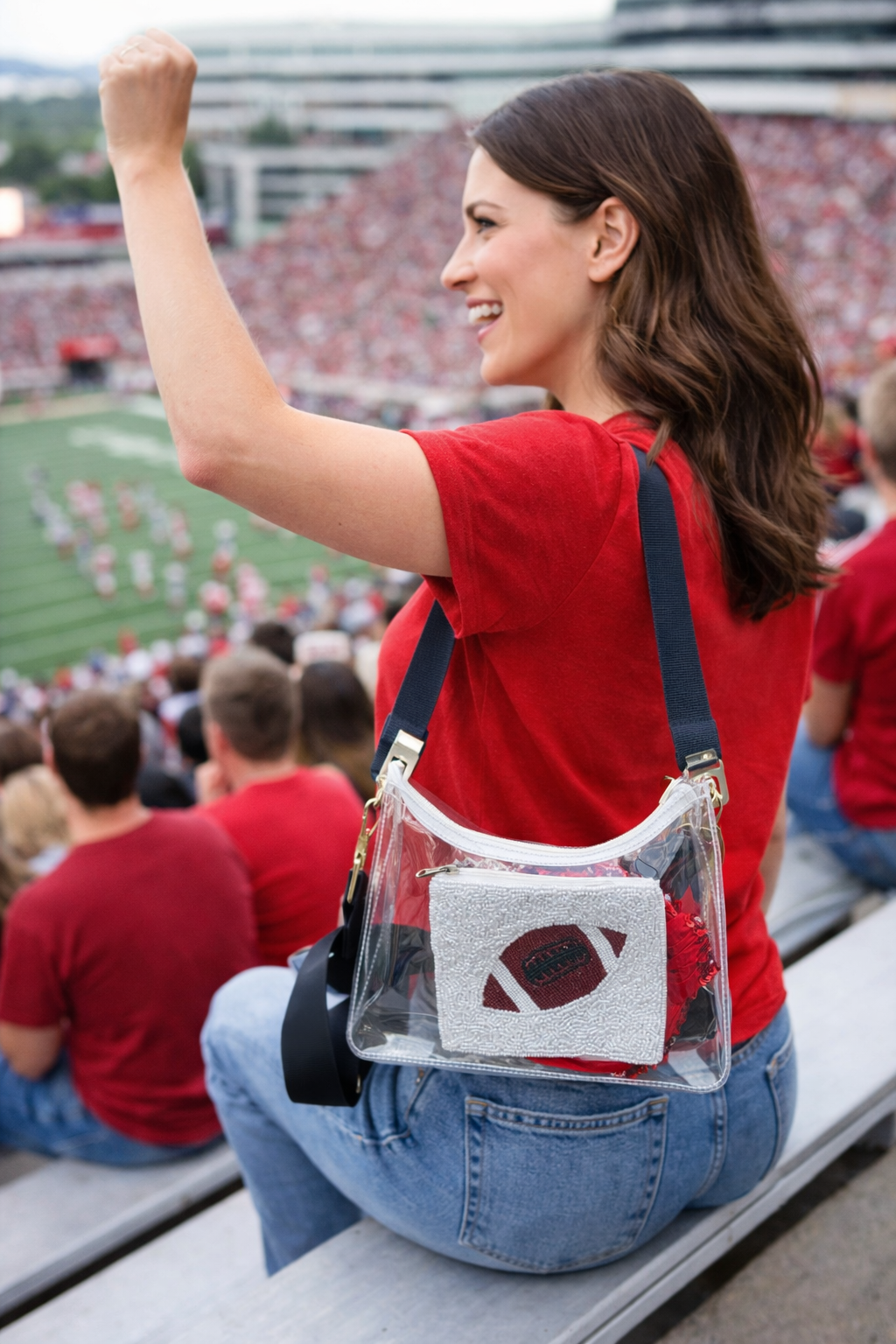 Game Day Clear Bag, Clear Pvc Bag, Clear Game Day Bag