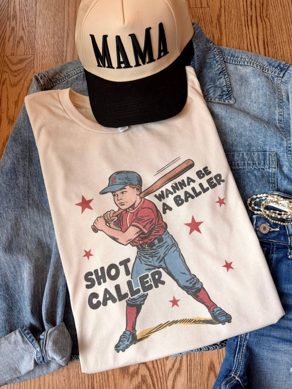 Baseball Shot Caller Graphic Tee