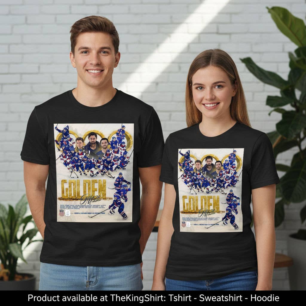 Golden 2026 USA Hockey Champions Poster Tee
