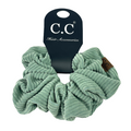 SCR-03 C.C Corduroy Scrunchie Winter Green