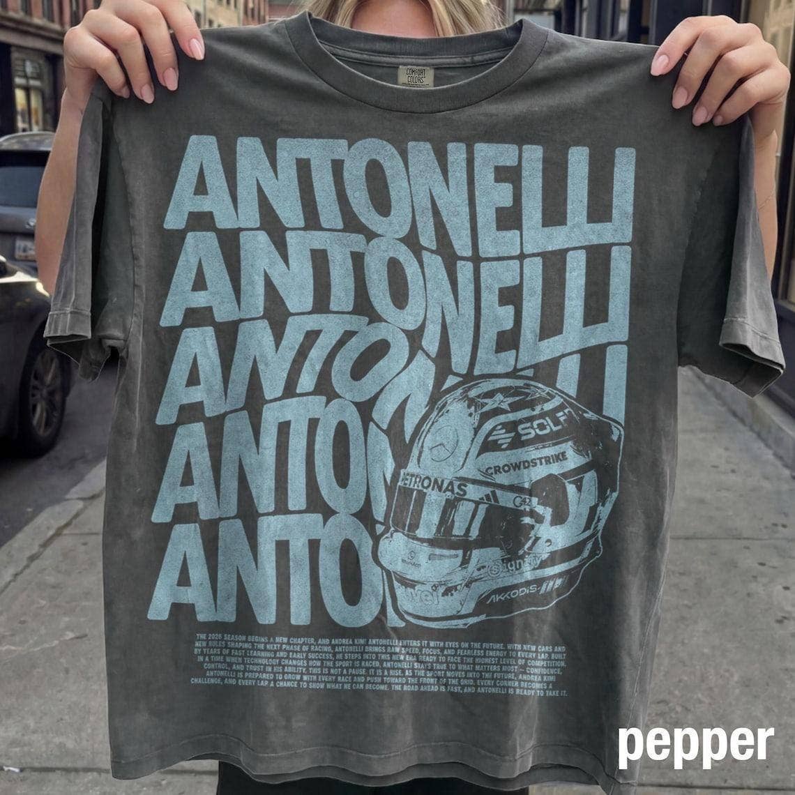 Antonelli Formula 1 Racing Graphic Tee, Motorsport Fan Top