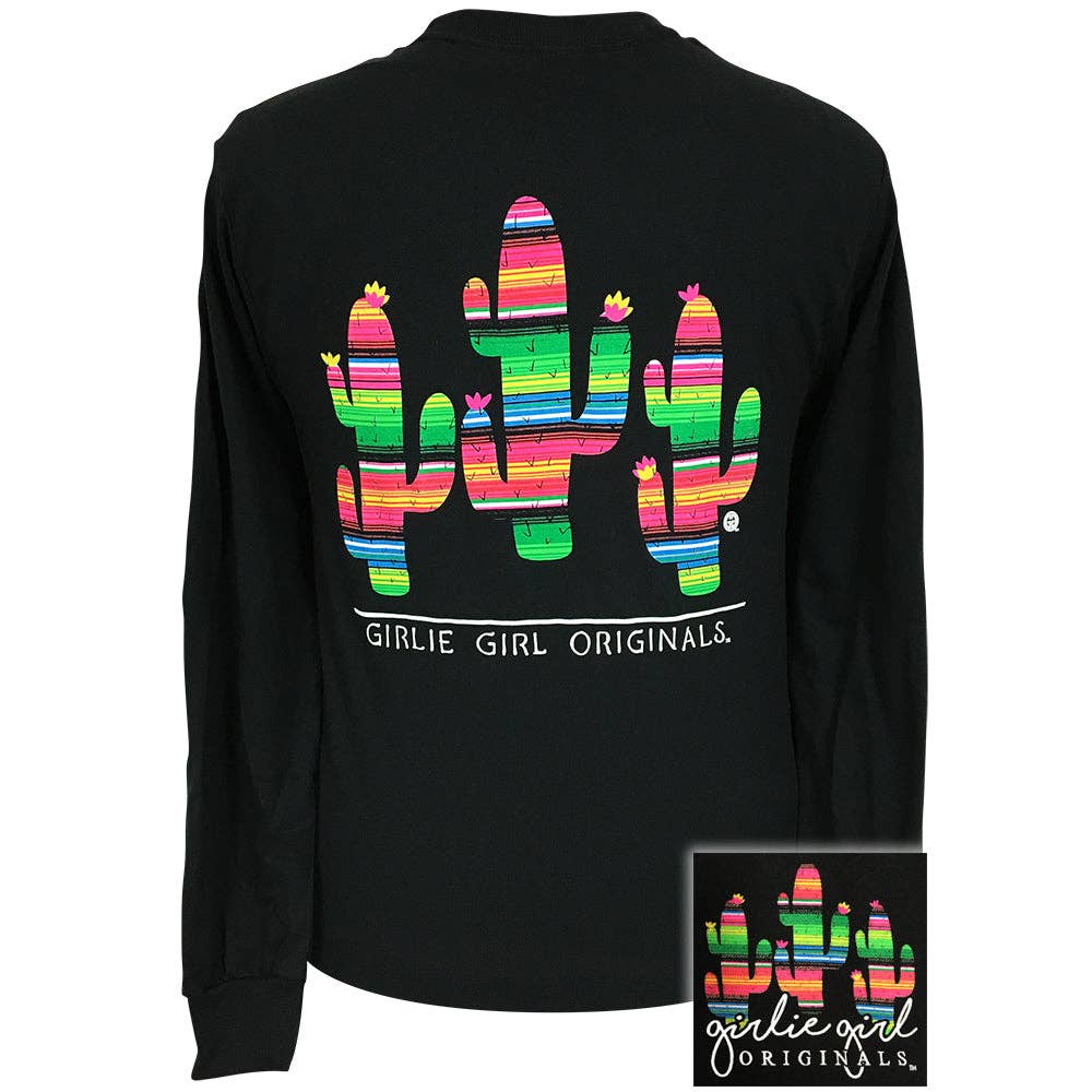 Serape Cactus Black LS-1847
