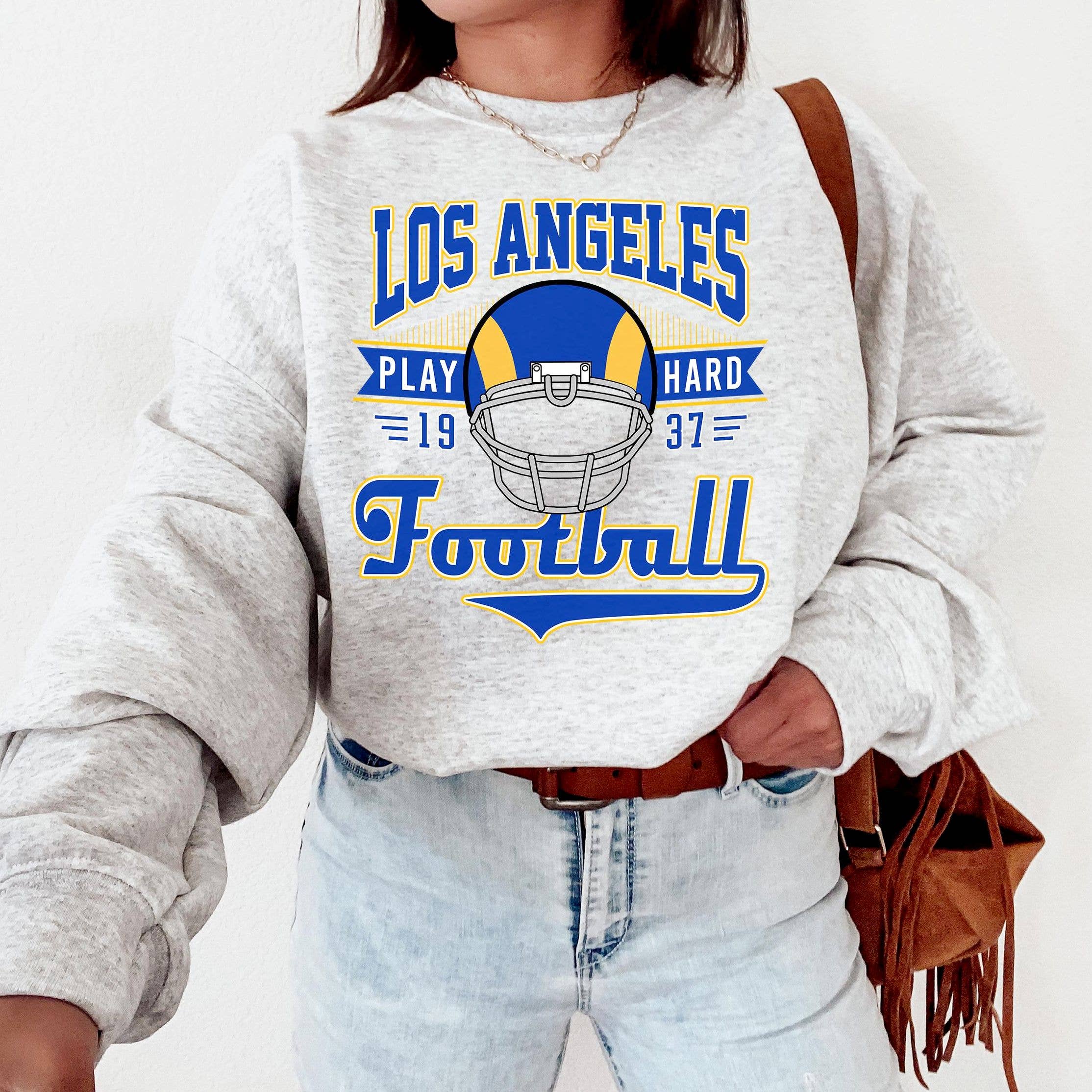 Vintage Los Angeles Rams Football Sweatshirt - Retro Fan Gea