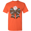 College- Clemson - 4 - Clemson Football Bow - Orange