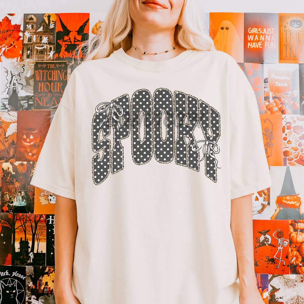 Polka Dot Spooky Coquette Tee