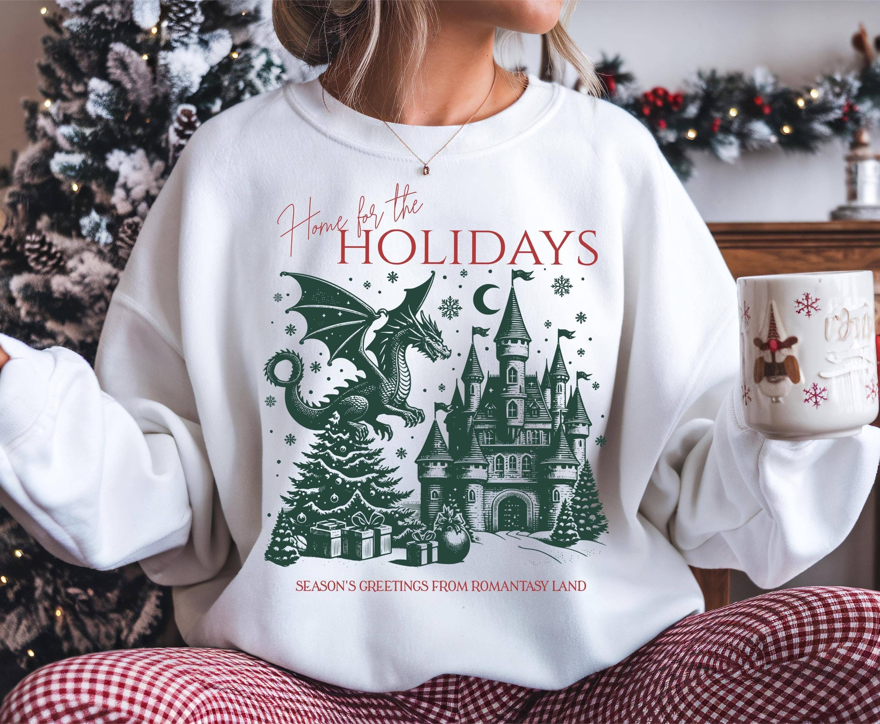 Cozy Christmas Bookish Sweatshirt