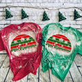 Bleached Christmas Tee - Melekalikimaka Palm Trees Sway