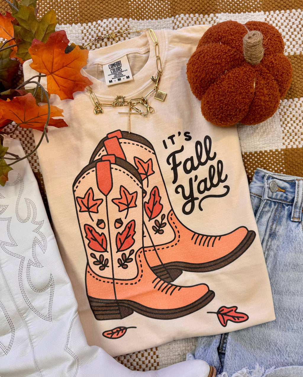 It’S Fall Y’All Boots Tee