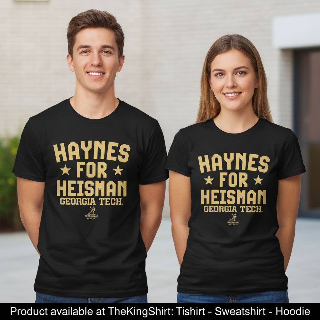 Haynes For Heisman Georgia Tech Yellow Jackets T-Shirt