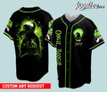 0ogie Boogie Horror Halloween Custom Baseball Jersey