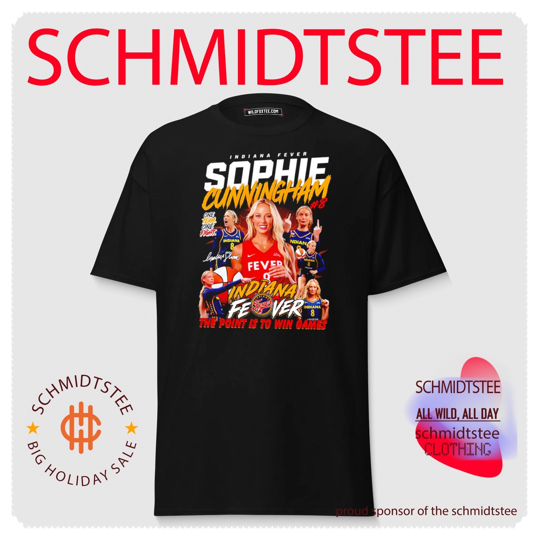 Sophie Cunningham Indiana Fever The Point Is to Win Games shirt