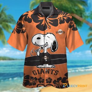 San Francisco Giants MLB Sunburntime Hawaiian Shirt