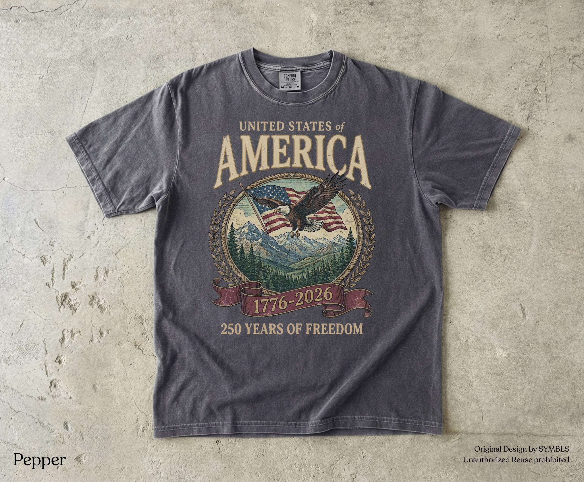 America 250th Anniversary 90s Comfort Colors Y2k Oversized Patriotic Usa Streetwear (2)