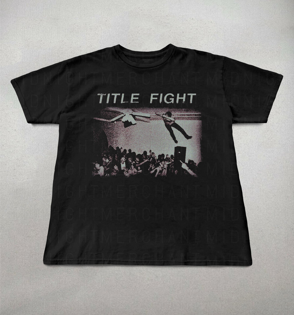 Title Fight Ceiling Fan Shoegaze Band Tees Gothic Grunge Retro Indie Band Tees (2)