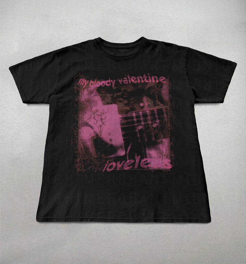 Bloody Valentine Loveless 90s Shoegaze Band Tee 90s Retro Y2k Loveless Tee (2)