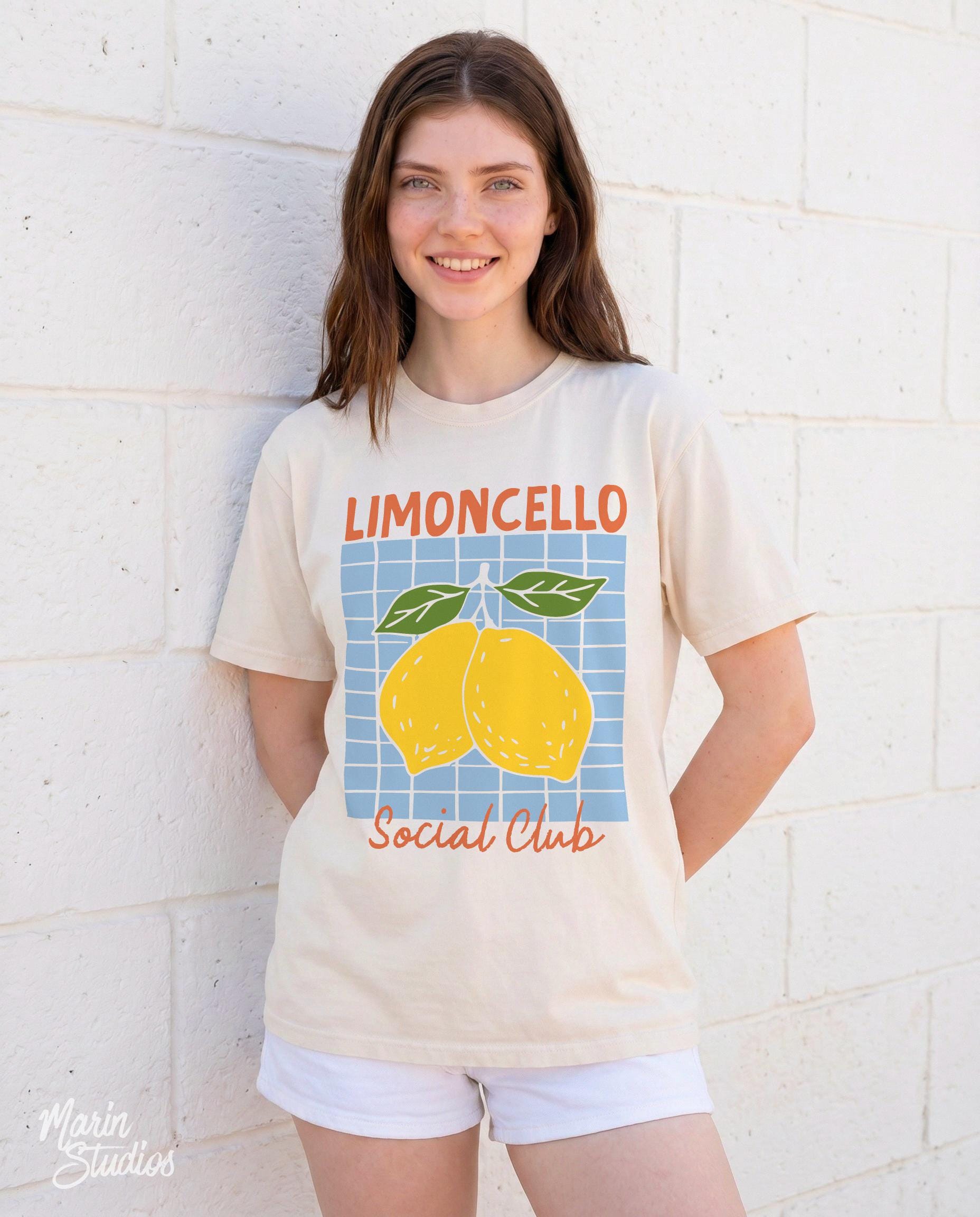 Limoncello Social Club Amalfi Lemon Comfort Colors Italian Summer (2)