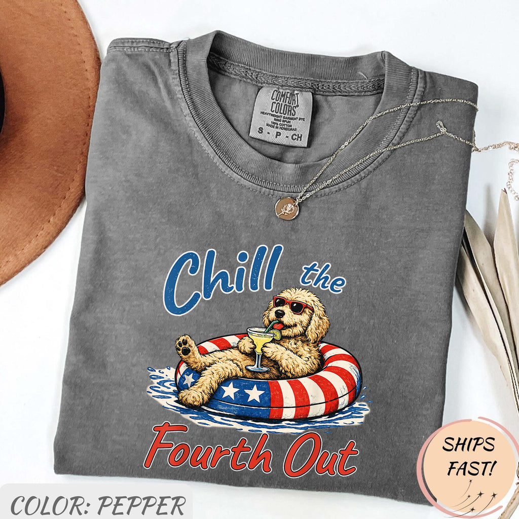 Chill Fourth Goldendoodle Dog Lover Unisex T-shirt, Sweatshirt, Hoodie (2)