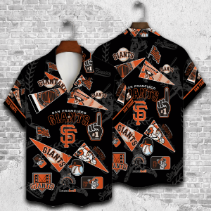 San Francisco Giants Unique Grunge Hawaiian Shirt