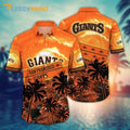 San Francisco Giants MLB Palm Tree Shoreline Aloha Shirt