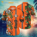 San Francisco Giants Tropical Lines Exhibition Hawaiian Shirt