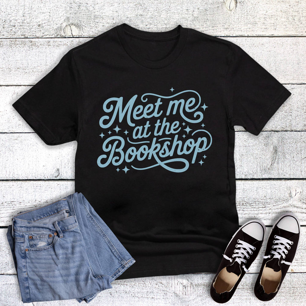 Books Reading Meet Me At the Bookshop Graphic Tee