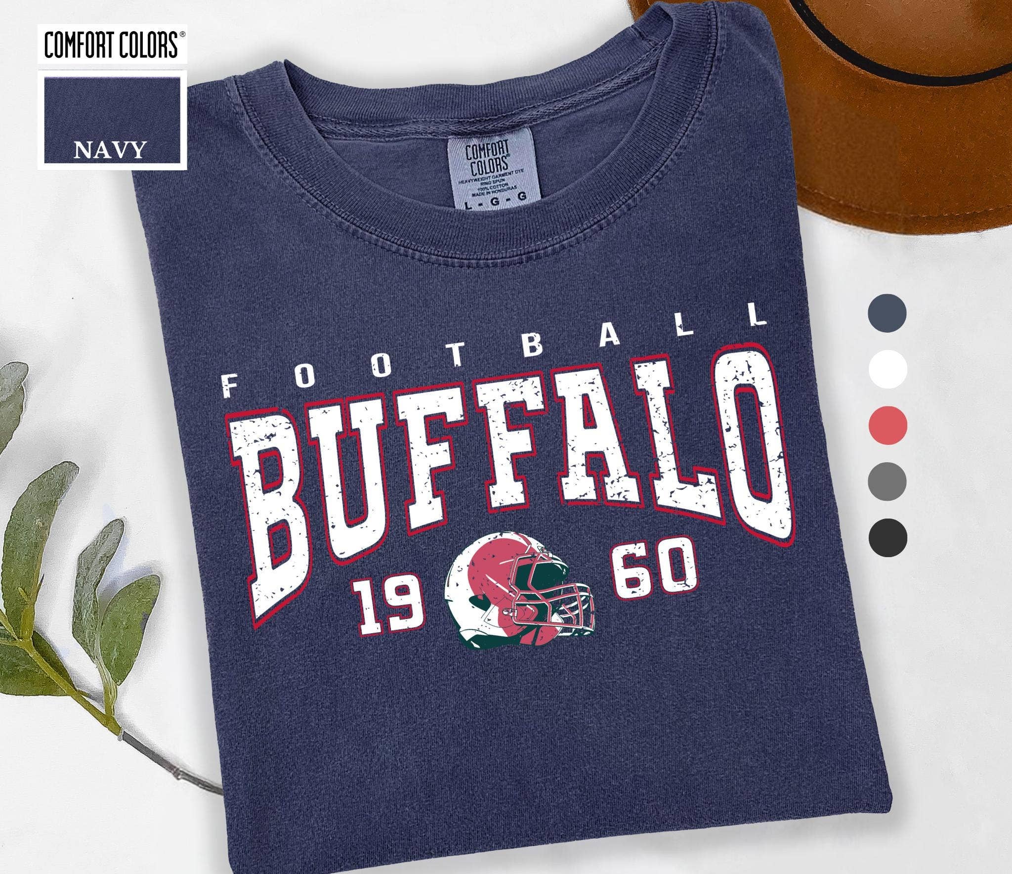 Buffalo Football Retro Tee, Vintage Style Fan Gift