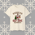 Rudolph Football Christmas Tee, Holiday Xmas Gifts