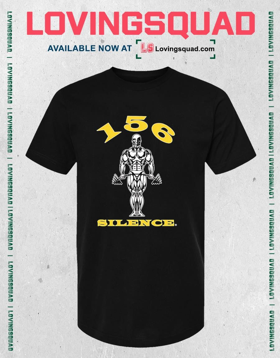 156 Silence Gold’s Gym bodybuilder T-shirt