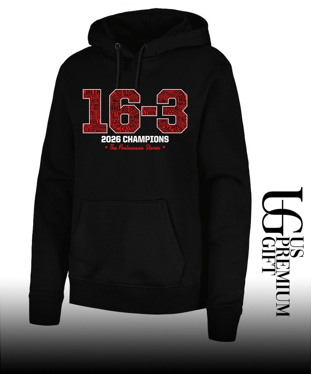 16-3 2026 Champs Carolina Hurricanes hockey Champions the Postseason Storm shirt