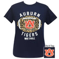 Auburn Leopard Football Navy SS-069