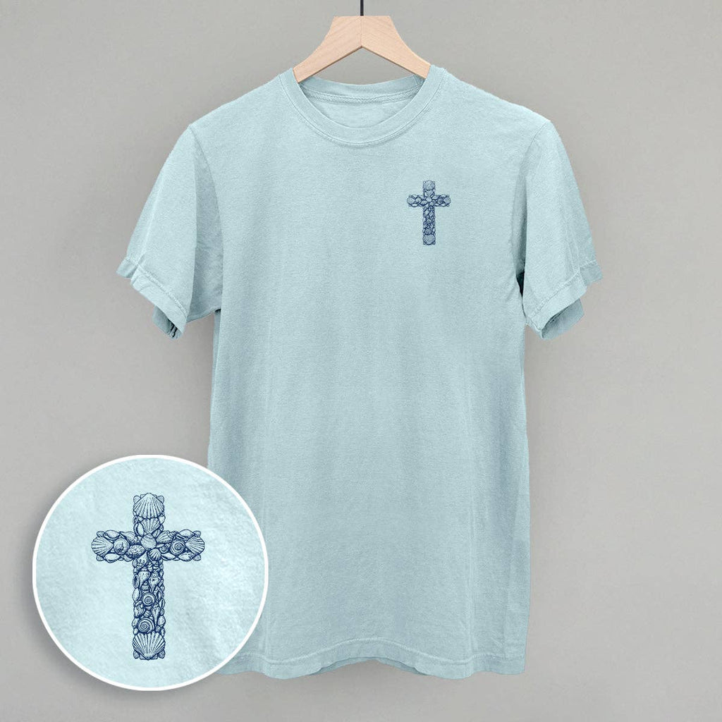 Seashell Cross (Left Chest)