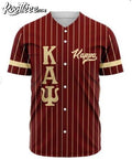 1911 Kappa Kap Greek Letter Stripe Style Baseball Jersey