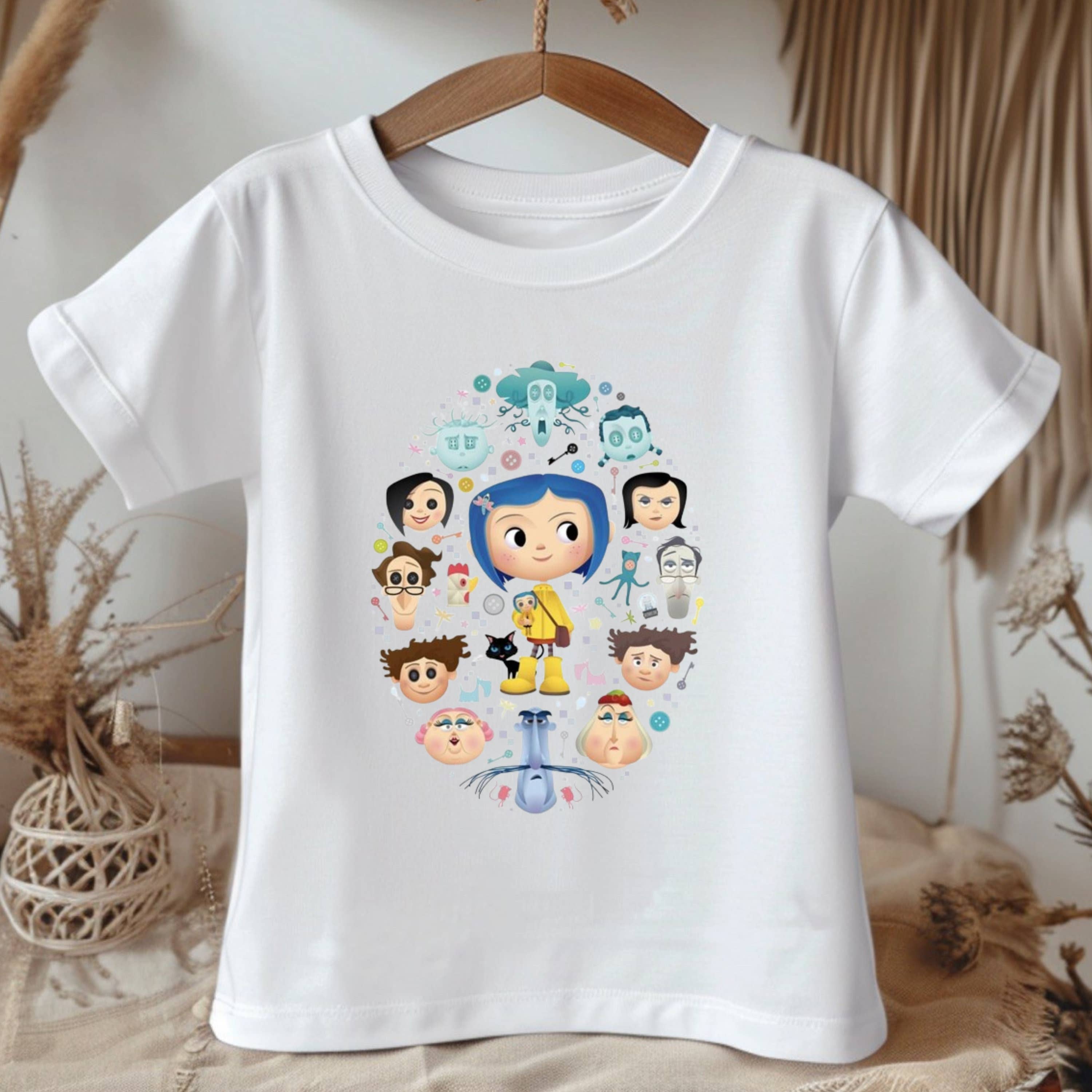 Coraline Sweatshirt – Vintage Retro Halloween Spooky Movie