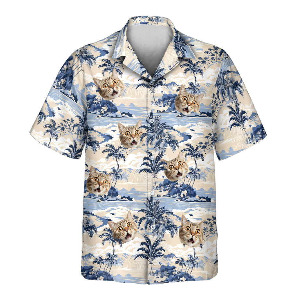 Nostalgic Tropical Paradise | Aloha Custom Hawaiian Shirts with Faces or Logos