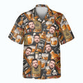 Whiskey & Skulls Retro | Aloha Custom Hawaiian Shirts with Faces or Logos