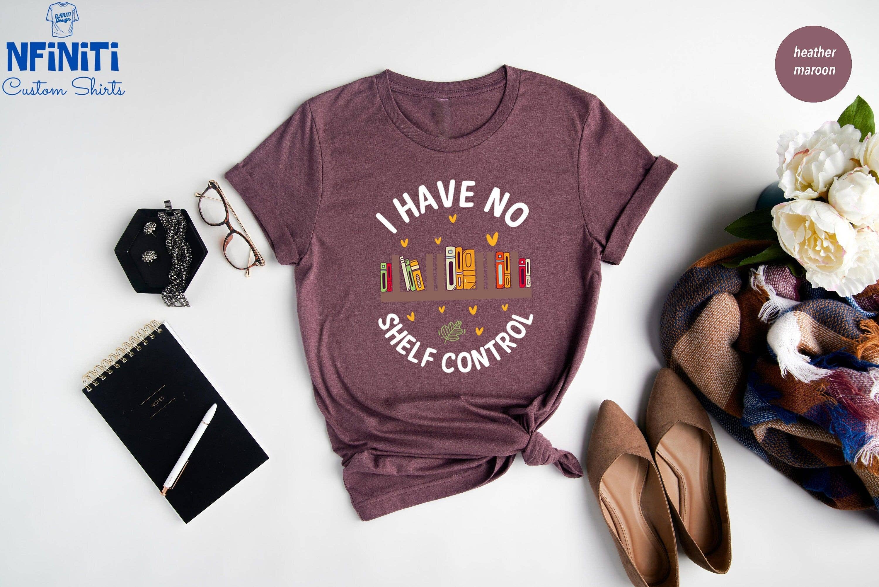 Bookworm Humor Funny Librarian Reading Teacher Gift Shirt
