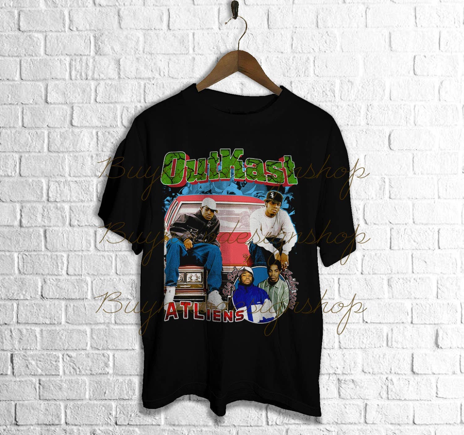 Outkast T-Shirt - Hip Hop Vintage Rap Tee Unisex Graphic