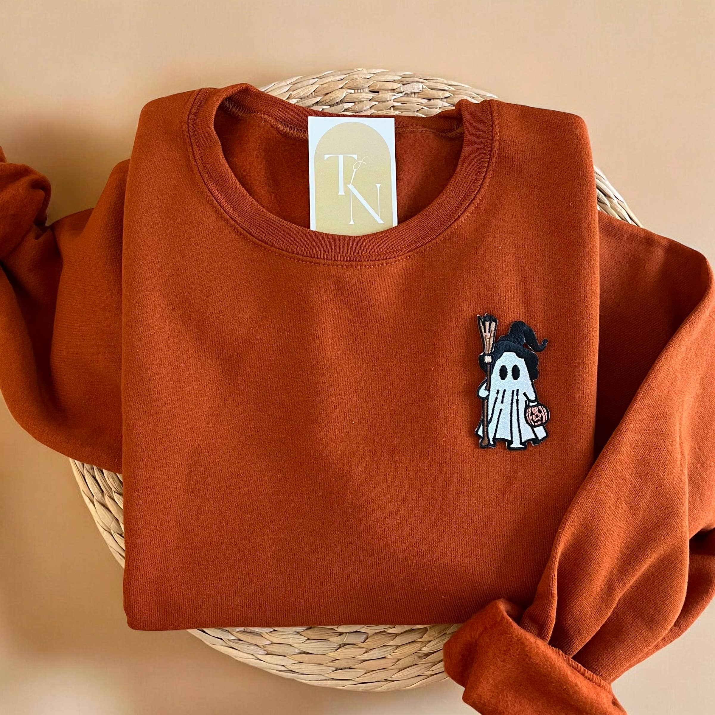 Halloween Ghost Sweatshirt, Spooky Season Sweatshirt