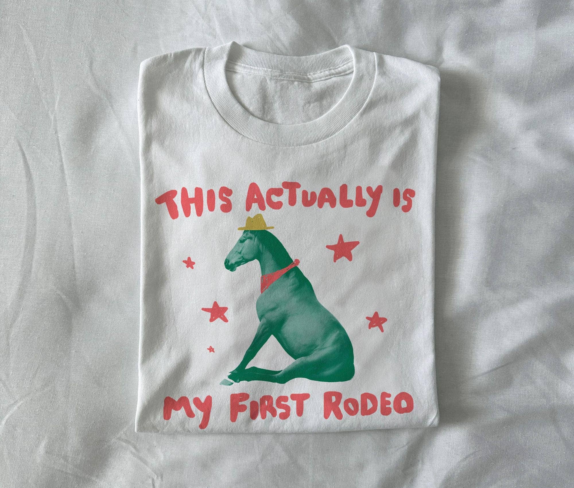 Unhinged Rodeo Horse Tee - Relatable Unisex T-Shirt