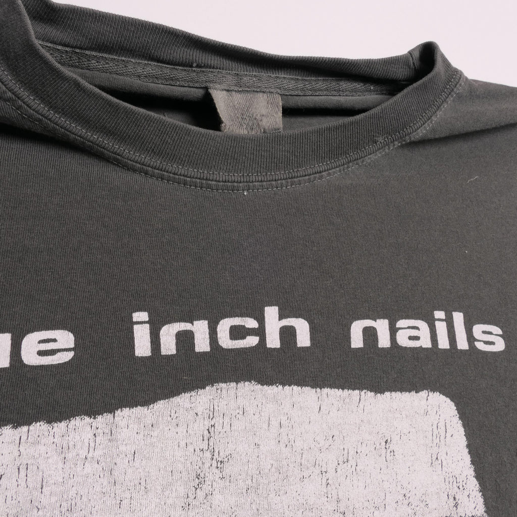 Nine Inch Nails Nin Downward Spiral Band Tee Industrial Post Metal Experimental Metal Ultra Faded Boxy Glam Rock Alternative Xl (3)