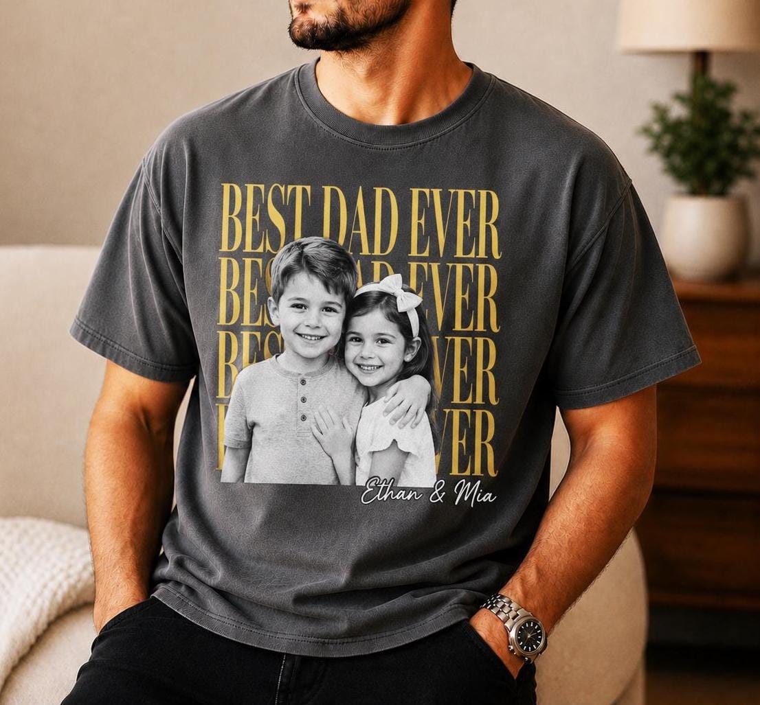 Custom Dad Fathers Day Dad Girl Dad Dad Dad Ever Fatherhood Comfort Colors (3)