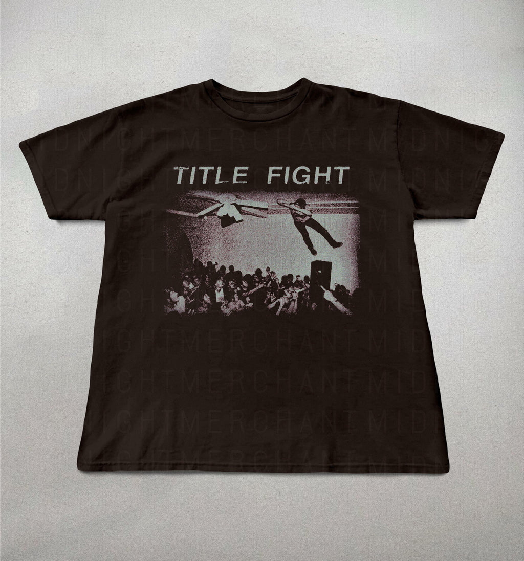 Title Fight Ceiling Fan Shoegaze Band Tees Gothic Grunge Retro Indie Band Tees (3)