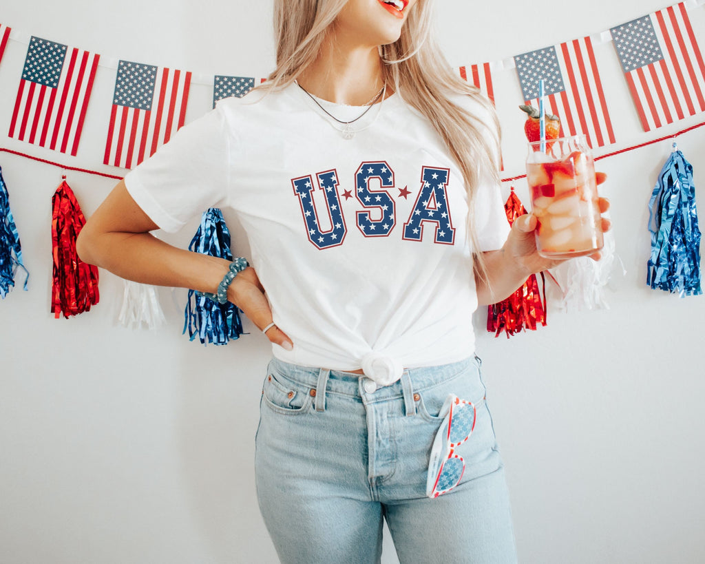 Retro Usa 4th July American Retro Usa Oversized Tee Merica Usa Tee (3)